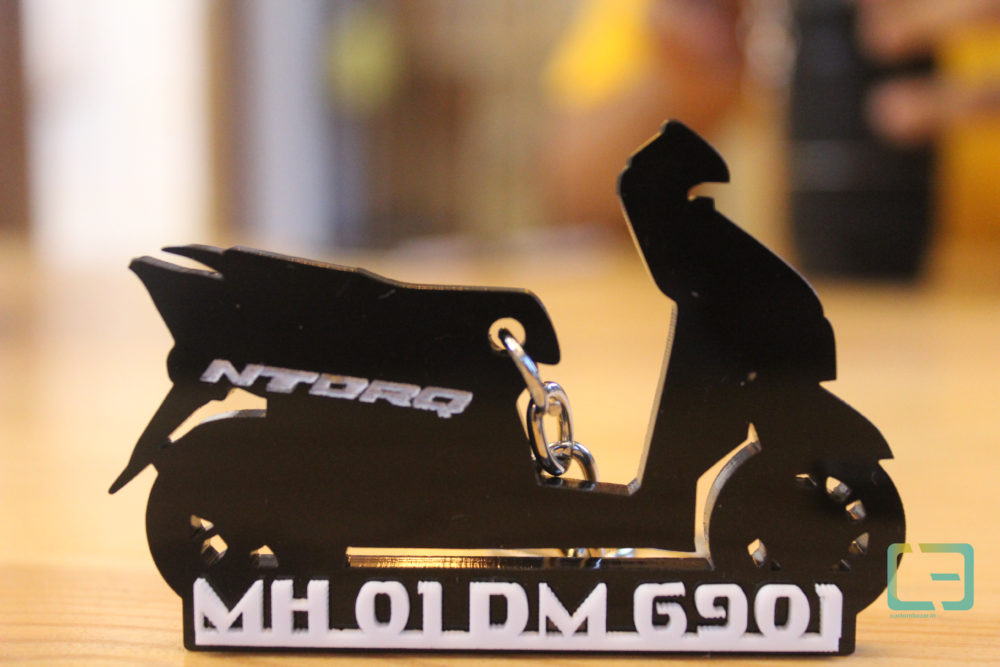 ntorq acrylic keychains