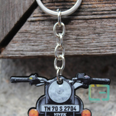 Tvs Apache Bike Personalised Custom Name Number Plate Message Engraved  Stainless Steel Keychain in Vadodara - Dealers, Manufacturers & Suppliers  -Justdial