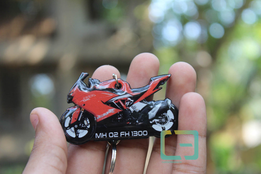 tvs apache rr310 number plate keychains